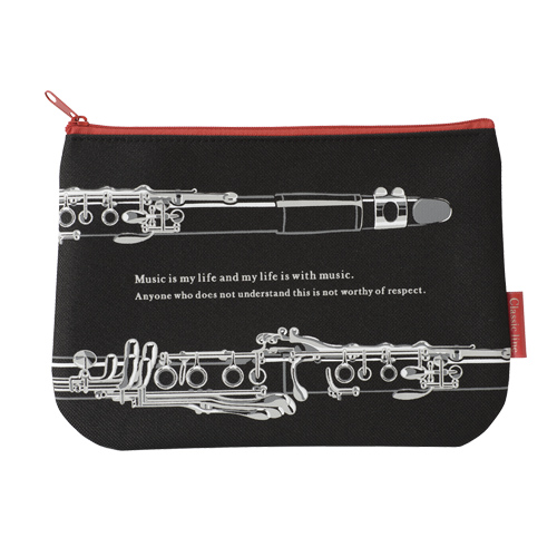 classic line ポーチ 楽器 ♪※在庫有りと書いてあっても、お取り寄せ商品は受注後にメーカー注文になります。※☆【音符・小物グッズ−音楽雑貨】【音楽雑貨】 音楽グッズ <br>バレエ発表会 記念品 プレゼントに最適 ♪