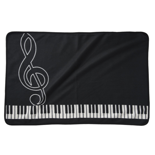 piano line ブランケット♪※在庫有りと書いてあっても、お取り寄せ商品は受注後にメーカー注文になります。※☆【音符・小物グッズ−音楽雑貨】【音楽雑貨】 音楽グッズ <br>バレエ発表会 記念品 プレゼントに最適 ♪