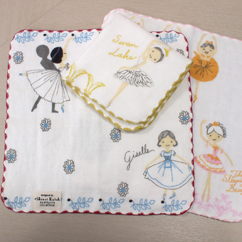 『ジゼル』『白鳥の湖』『眠れる森の美女』… 23×23cm 1枚♪※在庫有りと書いてあっても、お取り寄せ商品は受注後にメーカー注文になります。※☆【音符・小物グッズ−音楽雑貨】【音楽雑貨】 音楽グッズ <br>バレエ発表会 記念品 プレゼントに最適 ♪