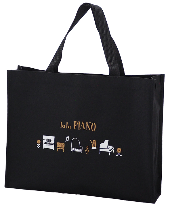 レッスンバッグ　la la PIANO♪※在庫有りと書いてあっても、お取り寄せ商品は受注後にメーカー注文になります。※☆【音符・小物グッズ－音楽雑貨】【音楽雑貨】  音楽グッズ  <br>バレエ発表会 記念品 プレゼントに最適 ♪